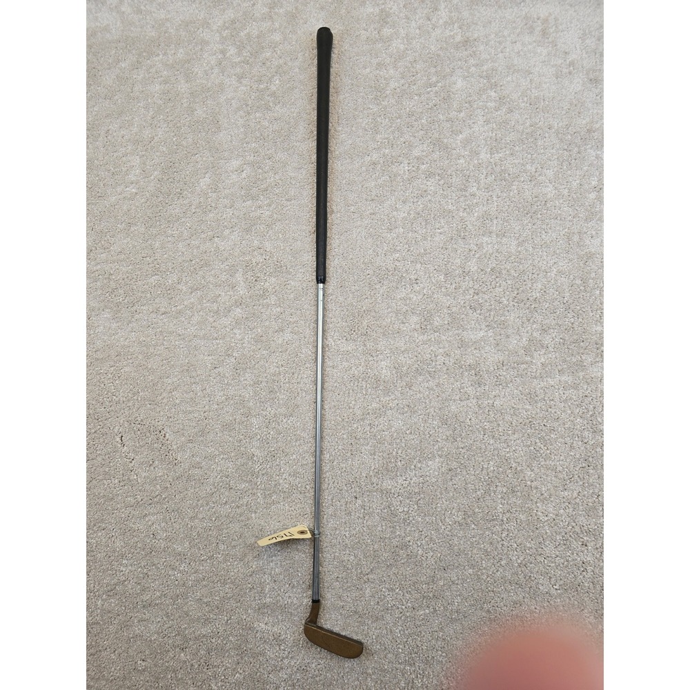 Vintage Kroydon Chipper Golf Club Mens 35.5" Brass/Bronze Head w‎ Steel Shaft